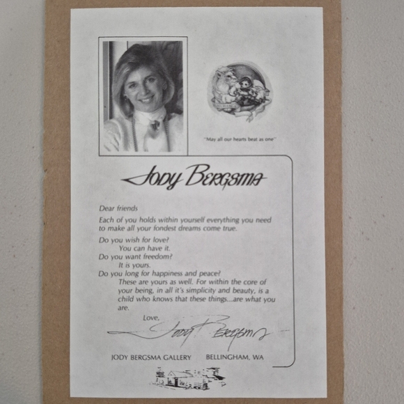 Jody Bergsma Gallery Art - 6 Vintage Signed and Matted Postcard Prints - Picture 12 of 14